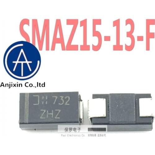 10pcs 100% orginal new Zener diode SMAZ15-13-F 15V silk screen ZHZ DO-214AC/SMA real stock