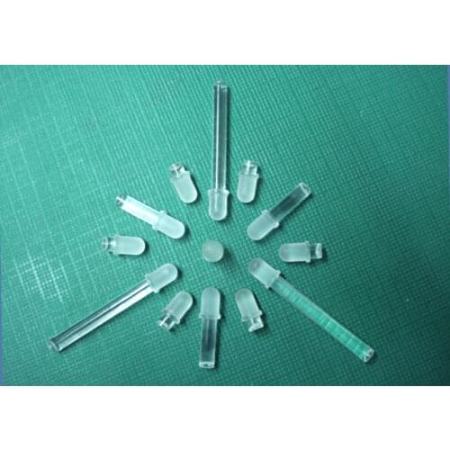 100PC 3.2MM-38.1MM LIGHT PIPE FOR 5MM Round head Led Diode LED Tube Lampshade replace PLP5