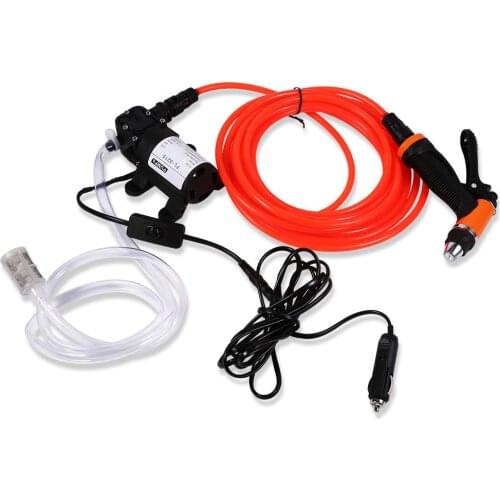 12V Car Cleaning Water Pump Tools Accessories Electrical Washer Kit Car Washer Gun Auto Cleaner Washing Machine