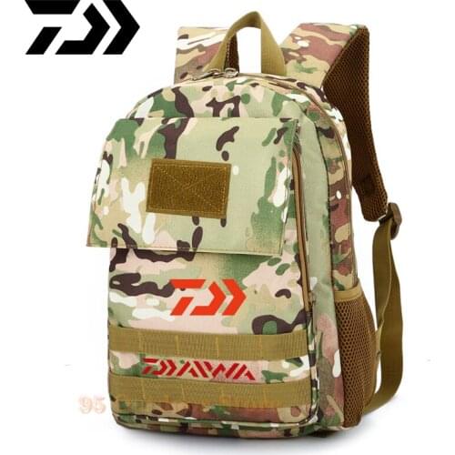 2021 Daiwa Fishing Backpack Winter Male Outdoor Sports Breathable Wear-resistant Waterproof Fishing Bag Simple Travel Backpack