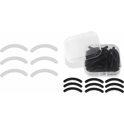 30pcs Curler Refills Eyelash Curler Refill Pads Silicone Rubber Curler Replacement Refills Pads For Universal Eyelash Curler