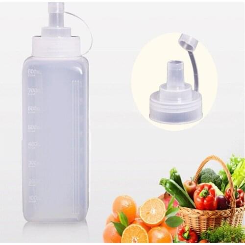 800ml Jam Squeeze Bottle Tomato Sauce Dispensers Kitchen Gadget For Salad Dressing Mustard Squeeze Seasoning Bottle