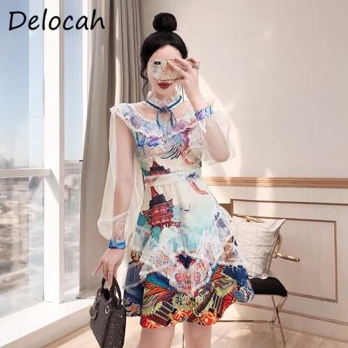 Delocah Long Sleeve Summer Dresses