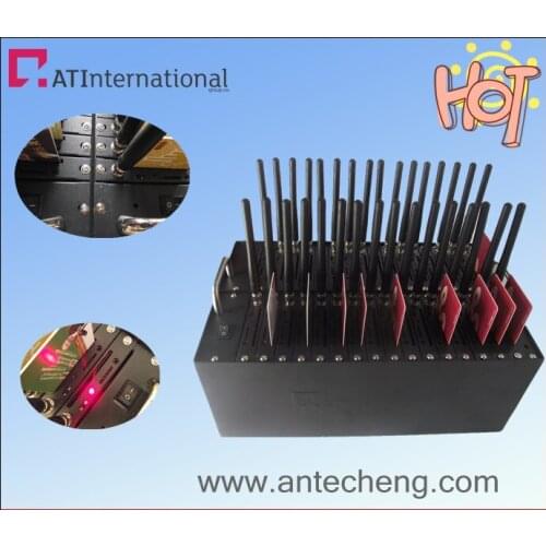 Antecheng Cheap Hot Sale 32 Port Modem Pool for Bulk SMS Service, Multi sim 32 Port Modem Pool support IMEI Chage by AT Command