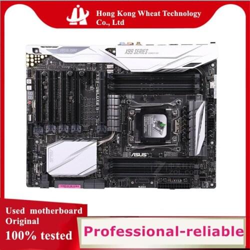 For ASUS X99-DELUXE II Motherboard Socket LGA 2011 V3 DDR4 SATA III For Intel X99 Original Desktop Used Mainboard