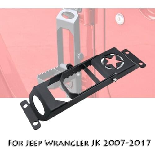 For Jeep Foot Pedal Door Hinges Foot Pedal Peg For Jeep Wrangler JK 2007-2017 Exterior Parts