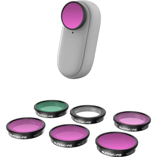 Sunnylife MCUV ND CPL filter for Insta360 GO 2 thumb sports camera