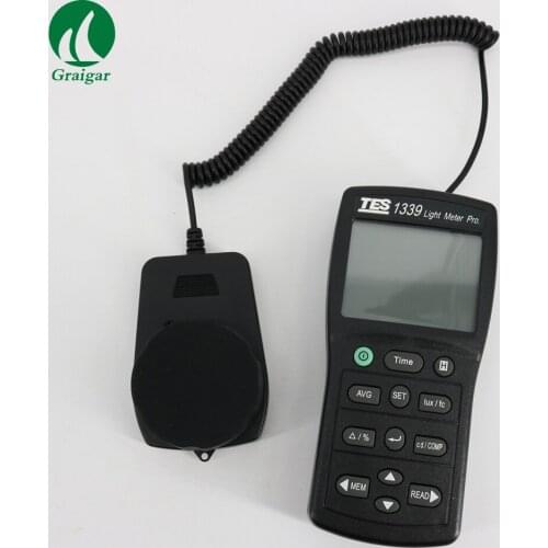 TES-1339 Light Meter Resolution 0.01 Lux, 0.001 fc