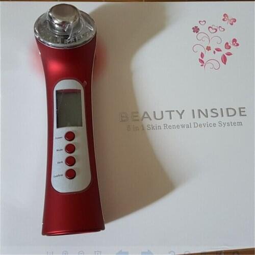 Ion 5 Cleaner IN Galvanic 1 rechargeable Ultrasound skin Skin LED Photon Sonic Rejuvenation Anti-aging skin Lift SPA device