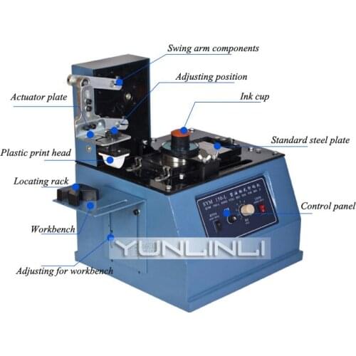 Ink Marking Machine Bottle Date Printing Machine Ink Coding Machine Date Press Machine For Food, Beverage, Daily Cosmetics