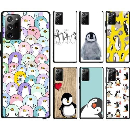 Cute Lovely Penguin Case For Samsung Galaxy S20 FE S21 Ultra Note 20 S10e Note 10 S8 S9 S10 Plus Phone Cover