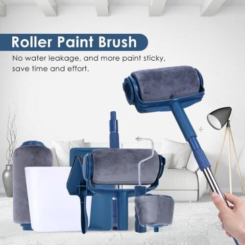 6/7pcs Multifunction Paint Runner Roller Kit Pro Corner Brush Household Office Wall Decorate DIY Handle Painting Set Tools