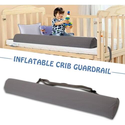 Inflatable Toddler Bed Bumper Anti-fall Non-slip Protective Baby Crib Bed Railing Safety Adjustable Guardrail Kid Crib Bumpers