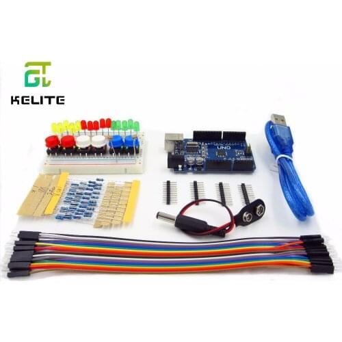 New Starter Kit UNO R3 mini Breadboard LED jumper wire button compatile