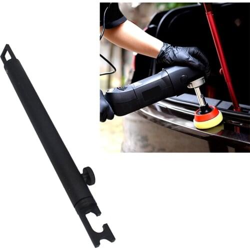 Support Rod for Car Polishing Retractable Aluminum Vehicle Door Fixing Support Bar for Automobiles Black
