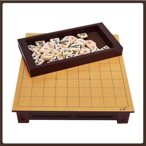Professional Chess Decoration Magnetic Wood Shogi Board Games Shogi Table Chess Board Wood Giochi Bambini Wooden Chess Set