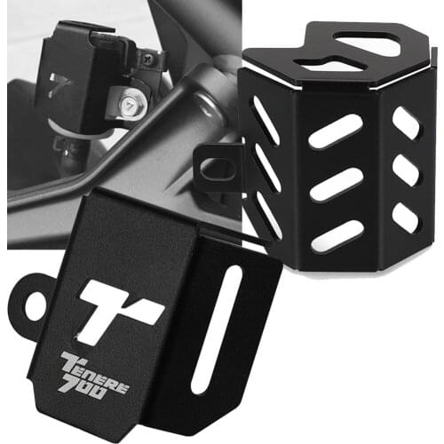 Motorcycle Rear Brake Reservoir Guard Fit For YAMAHA Tenere 700 2019-2021 Brake Fluid Reservoir Cover Protector XTZ690 XTZ700