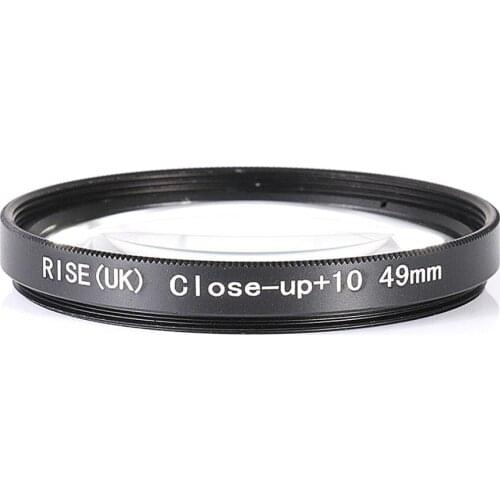 RISE(UK) 49mm Close-Up +10 Macro Lens Filter for Nikon Canon SLR DSLR Camera