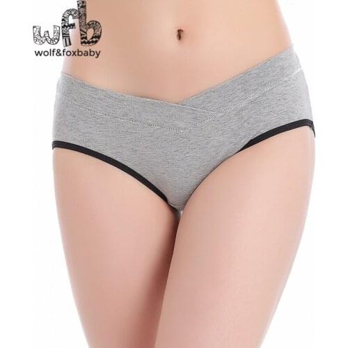 Retail cotton pregnant women underwear triangular low waist underwear care abdomen seamless underwear pregnant women shorts