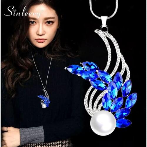 Женские ожерелья из жемчуга SINLEERY China At AliExpress