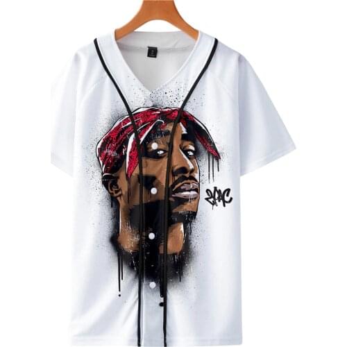 Notorious B.I.G. baseball T-shirt Hip Hop Tee Shirt Biggie Smalls Rapper 3d Tshirt Tee Harajuku Streetwear T shirt brand Clothes