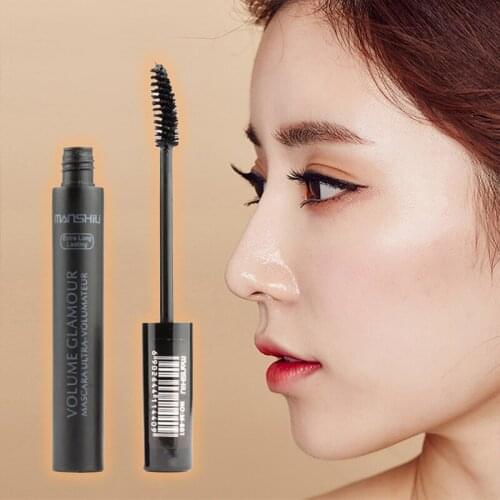 Mascara Lengthening Black Lash Eyelash Extension Eye Lashes Brush Waterproof Natural Long Lasting Not Blooming Thick Curling