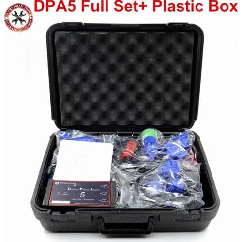 Overseas Dearborn Protocol Adapter 5 Heavy Duty Truck Scanner CNH Works For Multi-brands Support Multi-language Bluetooth/USB
