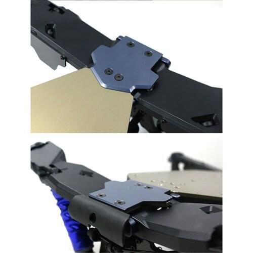 Anti-Scratch Front Rear Board Metal Chassis Protective Plate Spare Parts for TP TEKNO EB48 2.0/ET48 2.0