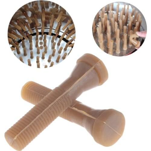 Hair Remover Poultry Chicken Beef 10Pcs Thin Rubber Removal Fingers Glue Plucker