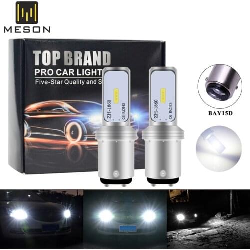 2PCS PY21/5W BAY15D 1157 CSP 1860 LED 2 SMD Car Bulbs Turn Signal Lights Backup Lamp Parking Reverse Brake Accessories 12V