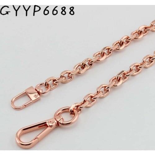 1pc 5pcs 9mm Rose gold Plating Cover Wholesale Chains Bags Purses Strap Replacement Handle Accessory Hight Quality