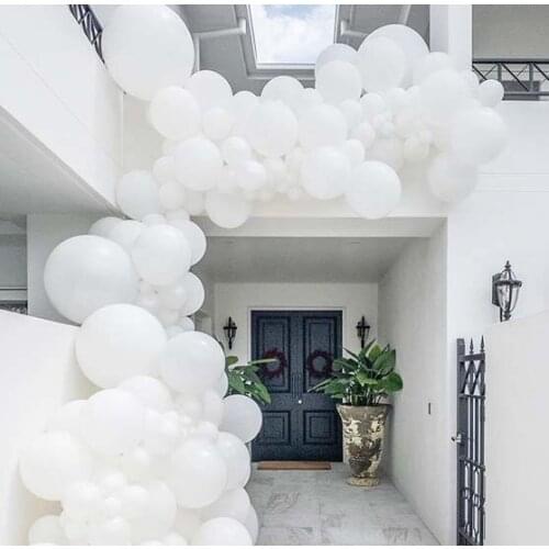 88pcs White Balloon Arch KitWedding Birthday Rty Decorations Baby Shower Party Balloons