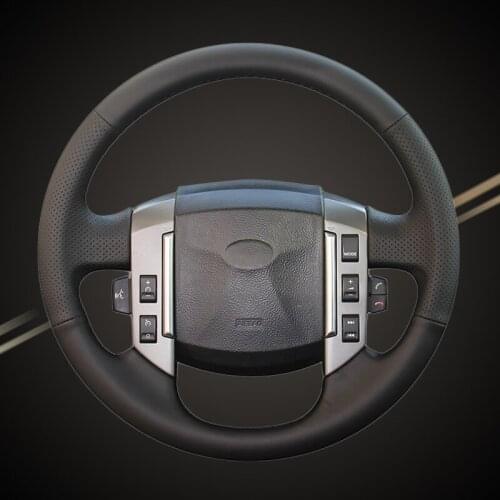 Car Braid On The Steering Wheel Cover for Land Rover Old Range Rover Sport 2005-2008 Auto Covers Car-styling Interior Accessory