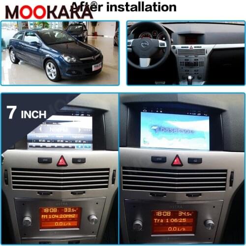 For Opel Astra H 2006 - 2012 Android 10.0 4+64GB Car Multimedia Player GPS Navigation Audio Head Unit Auto Radio Stereo Recorder