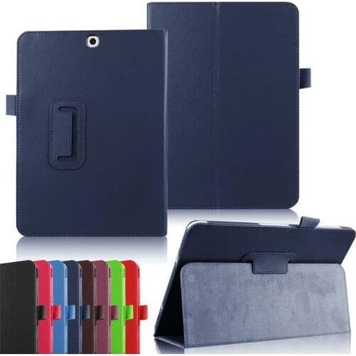 For Samsung Galaxy Tab S 10.5 Case Auto Flip Litchi PU Leather Cover For Samsung Tab S 10.5 T800 T805 Stand Holder Folio Cases