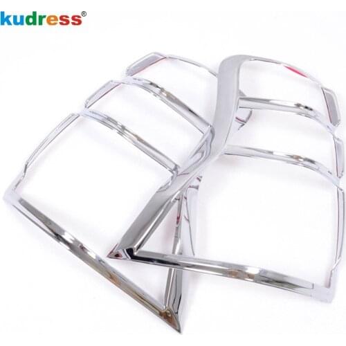 Car Styling For Toyota Land Cruiser Prado J150 2010 2011 2012 2013 Chrome ABS Taillight Cover Rear rear Lights Lamp Cover Trim