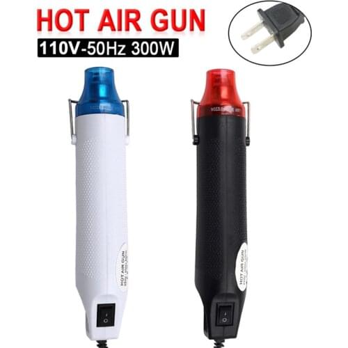 Hot Air Gun Electric Tool Power 110V 300W Us/eu Plug Melt Embossing Powder On Shrink Plastic Crafts Making Tools