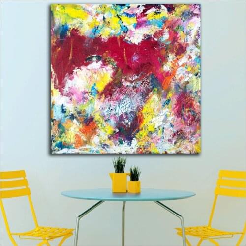 Large size Printing Oil Painting Stream of Consciousness wall art canvas prints pictures for living room and bedroom No Frame