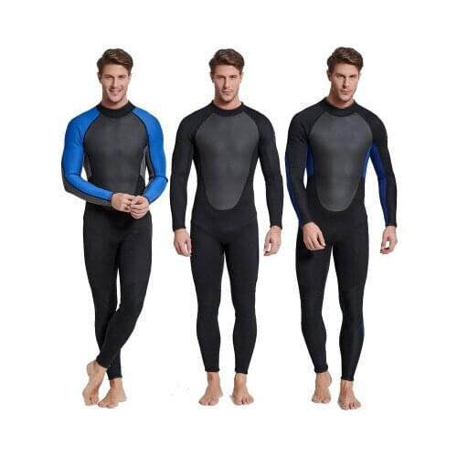 3mm thick material to keep warm Wetsuits neoprene spearfishing diving suit men wet suit surfing windsurf swimsuit onesies surf d