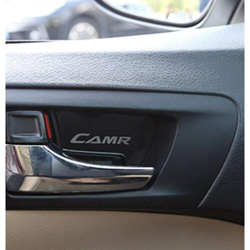 Stainless Steel Car Interior Door Handle Bowl Trim Cover Decoration for Camry 2012 2013 2014 2015 2016 Accessories CarStyling