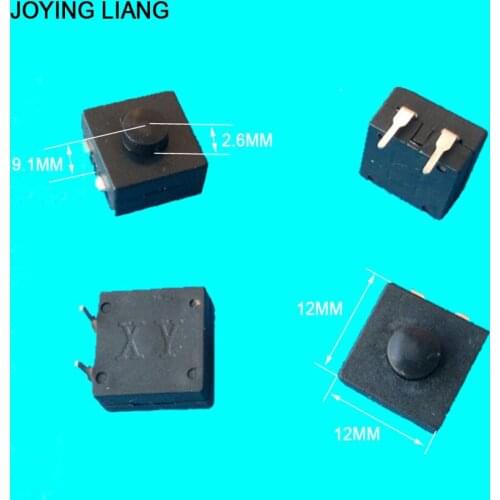 Joying Liang 4pcs/lot Flashlight Switch CREE XPE Q5 T6 Electric Torch Middle Switch Side- 2 Feet ON/ OFF Switches