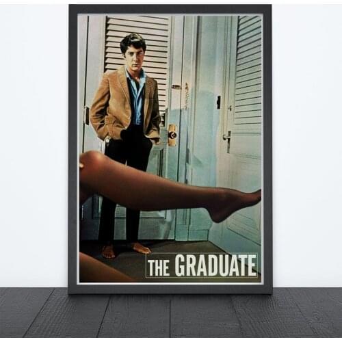 The Graduate (1967) Poster Classic Movie Retro Romantic Comedy Cinema Print Art Gift