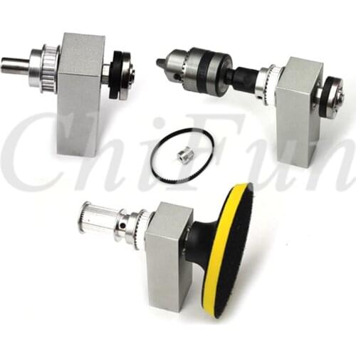 DIY miniature table saw spindle, non-powered spindle assembly, bearing seat cutting/grinding/abrasive belt machine spindle