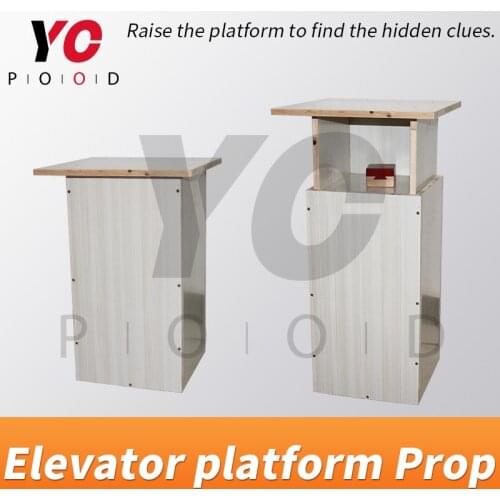 Elevator platform Prop rising pedestal Escape Room Game prop use IC card to trigger good for clue hidding