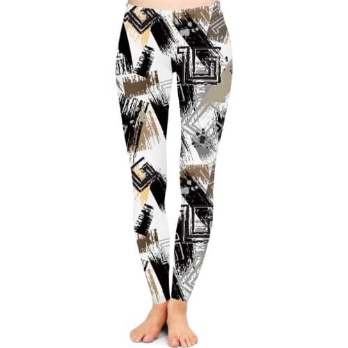 Custom Made Ziggy Elegante Neturals Sublimation Printing Pants Leggings