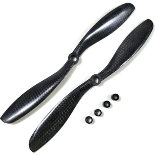 2 pairs 1045 10x4.5 Carbon Fiber Propeller For RC Multi Quadcopter RC Airplane