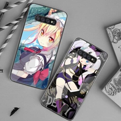 Miss Kobayashis Dragon Maid Phone Case Tempered Glass For Samsung S20 Plus S7 S8 S9 S10 Plus Note 8 9 10 Plus