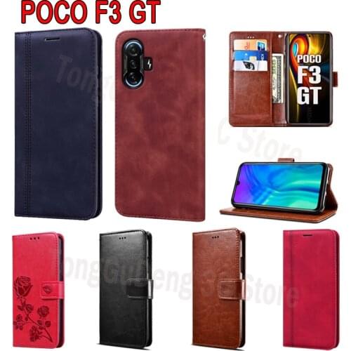 Cover For Xiaomi POCO F3 GT Case Funda Flip Leather Wallet Shell Book On POCO MZB09C5IN MZB09HWIN Phone Protective Case Etui Bag