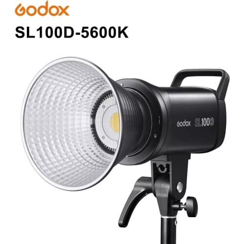 Godox SL100D SL-100D LCD Panel LED Video Light 5600K White Light 100W Continuous Output Bowens Mount Photo Vidoe Studio Lighting