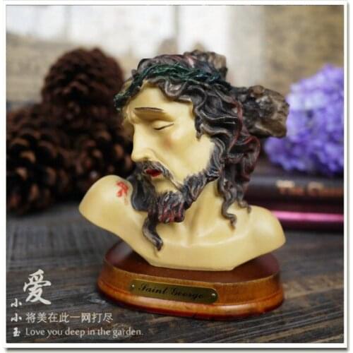 [CHRISTIAN GIFT: JESUS' HEAD] RELIGIOUS DECORATIONS FATHERS SON, HOLY SPIRIT CHURCH, FRIENDSHIP DECORATION